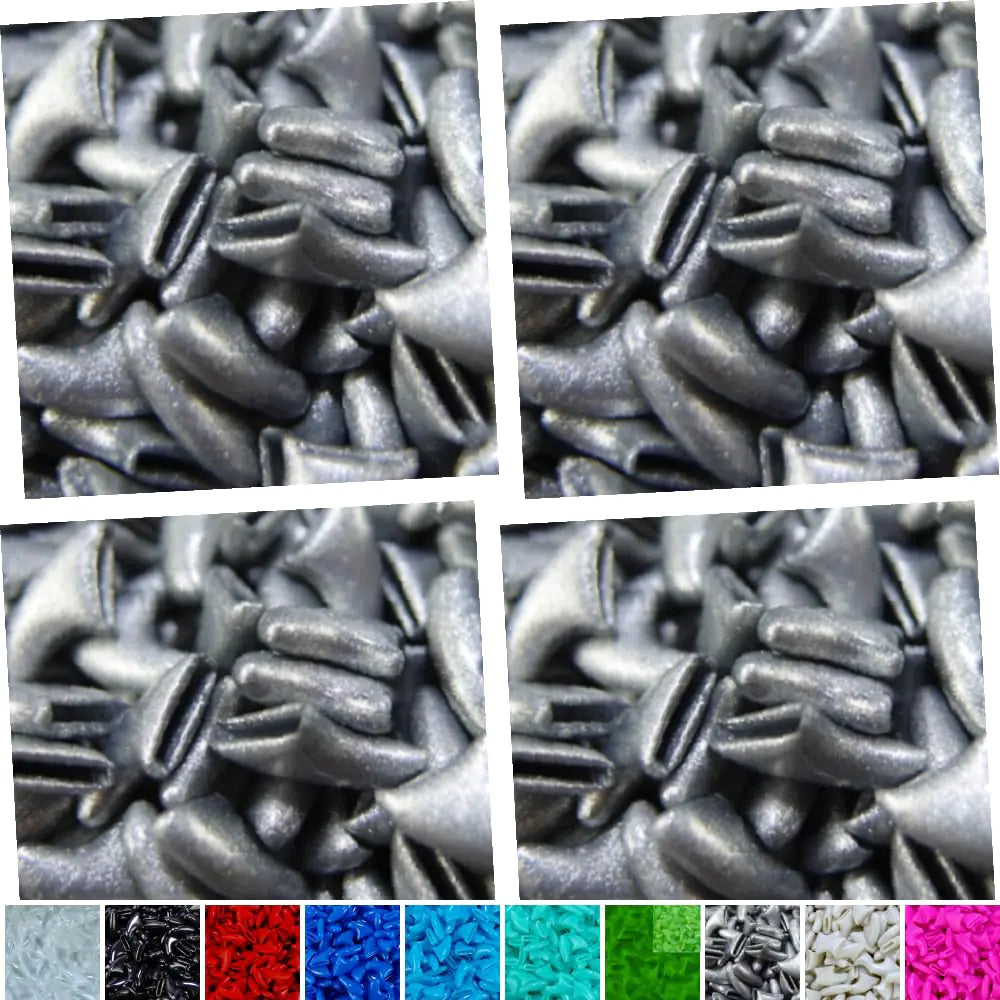 zetpo 80 pcs Cat Nail Caps | Cat Claw Covers | with Adhesives and Applicators (Silver XS)